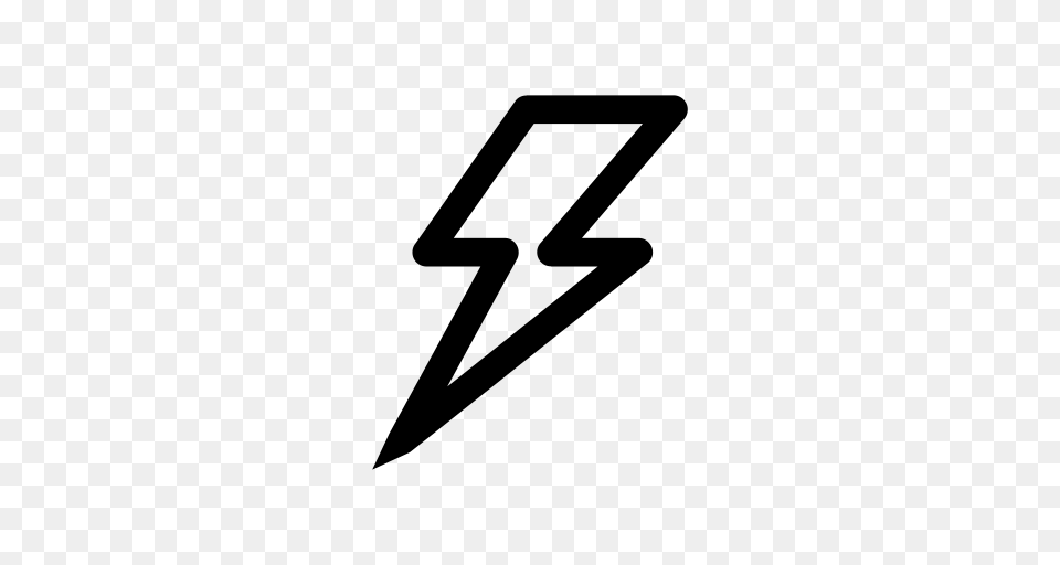 Hk Thunder Icon With And Vector Format For Unlimited, Gray Free Png