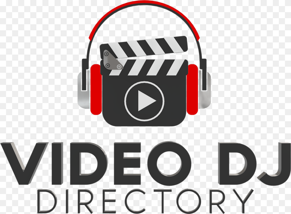 Hls Media Logo Design Video Dj Directory Video Dj Logo, Electronics, Clapperboard, Headphones Free Png