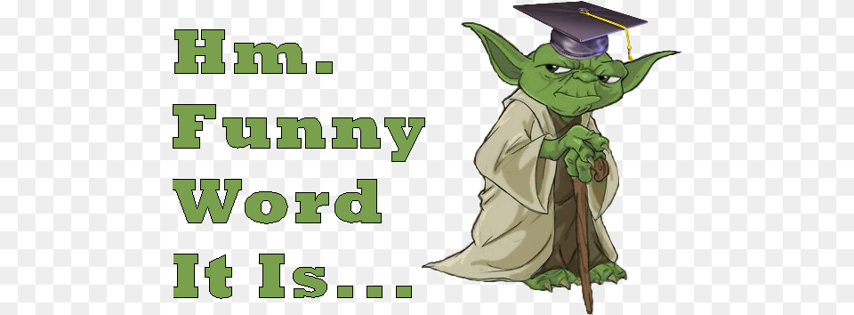 Hm Star Wars Yoda Animated, Green, People, Person, Graduation Png