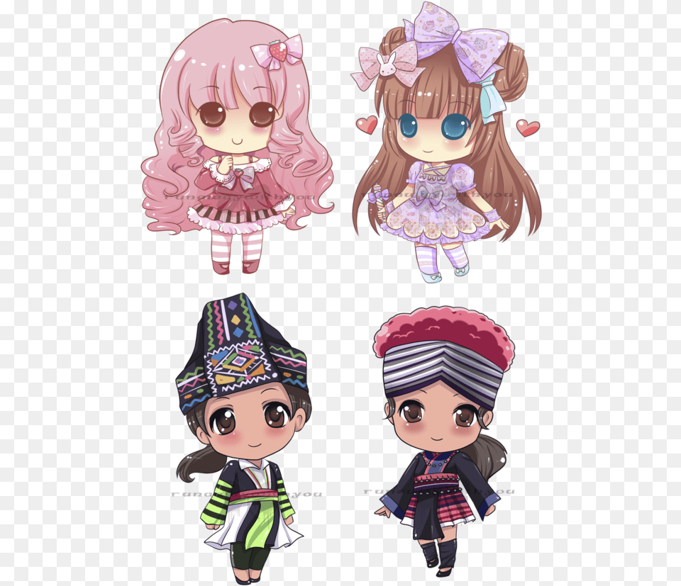 Hmong Chibi, Book, Comics, Publication, Baby Free Transparent Png