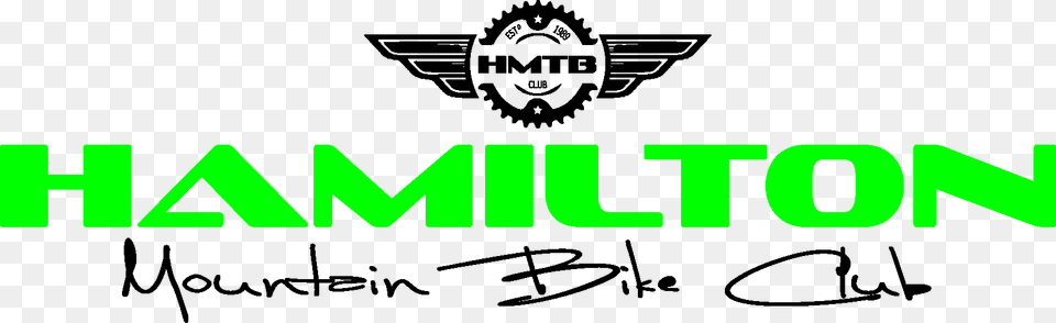 Hmtb Club Logo Black Lettering Hamilton Mountain Bike Club, Green Free Transparent Png