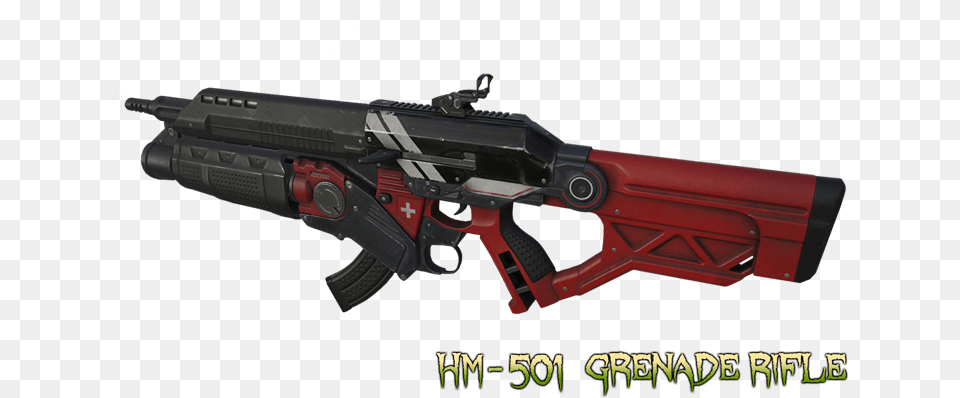 Hmtech 501 Grenade Rifle As Seen On Monster Masquerade Killing Floor 2 Hmtech, Firearm, Gun, Weapon, Handgun Free Transparent Png