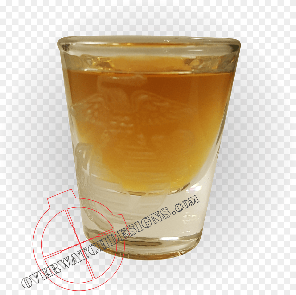 Hnad Engraved Ega Shot Glass Rusty Nail, Alcohol, Beverage, Cocktail, Liquor Free Png