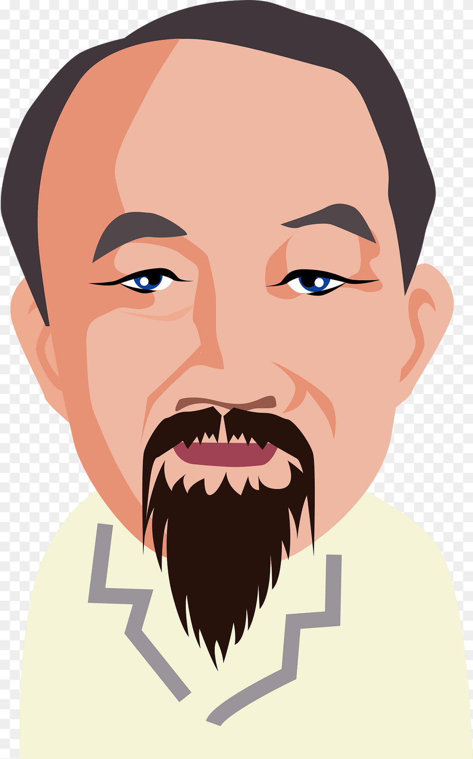 Ho Chi Minh Clipart, Face, Head, Person, Stencil Png