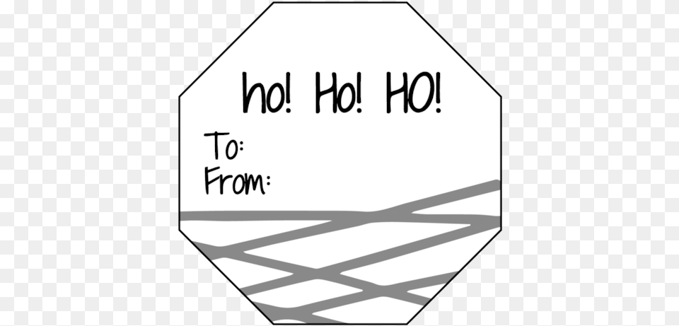 Ho Octagon Gift Tag Labels Templates Printable Christmas Present Labels Black And White, Accessories, Diamond, Gemstone, Jewelry Free Png