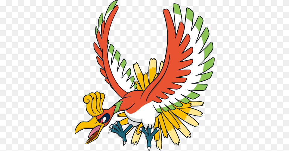 Ho Oh Situated Ho Oh, Animal, Beak, Bird Png