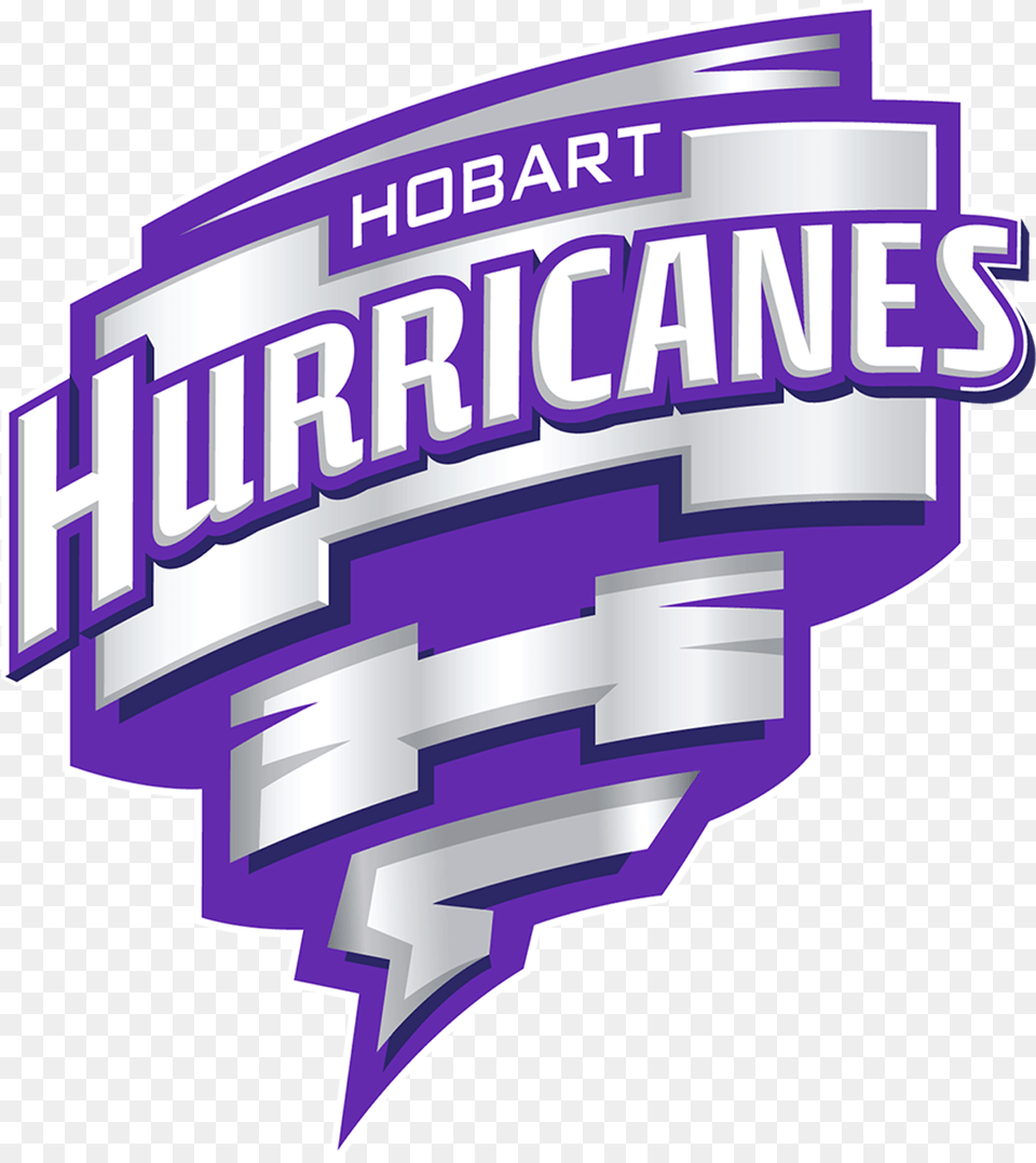 Hobart Hurricanes Logo Image Hobart Hurricanes Logo, Purple, Badge, Symbol, Dynamite Free Transparent Png