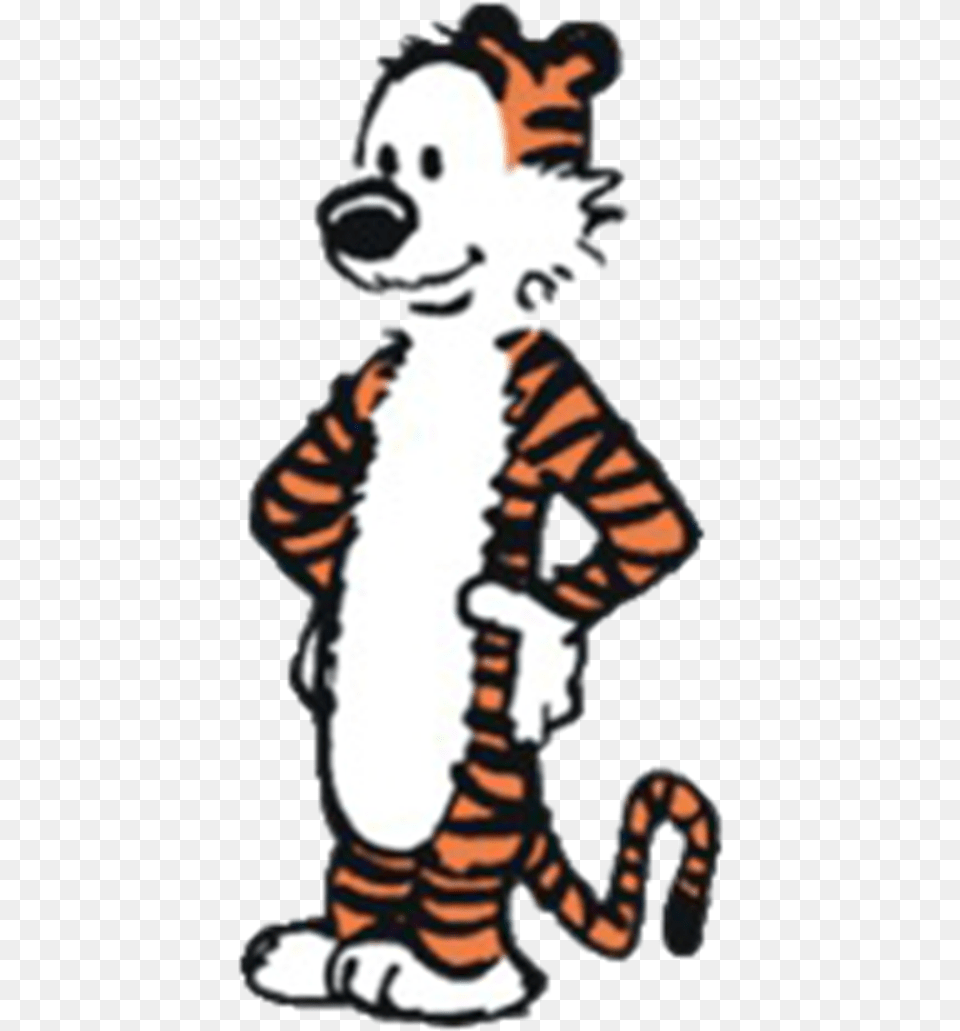 Hobbes Smiling Hobbes The Tiger Smiling, Baby, Person, Mascot Png