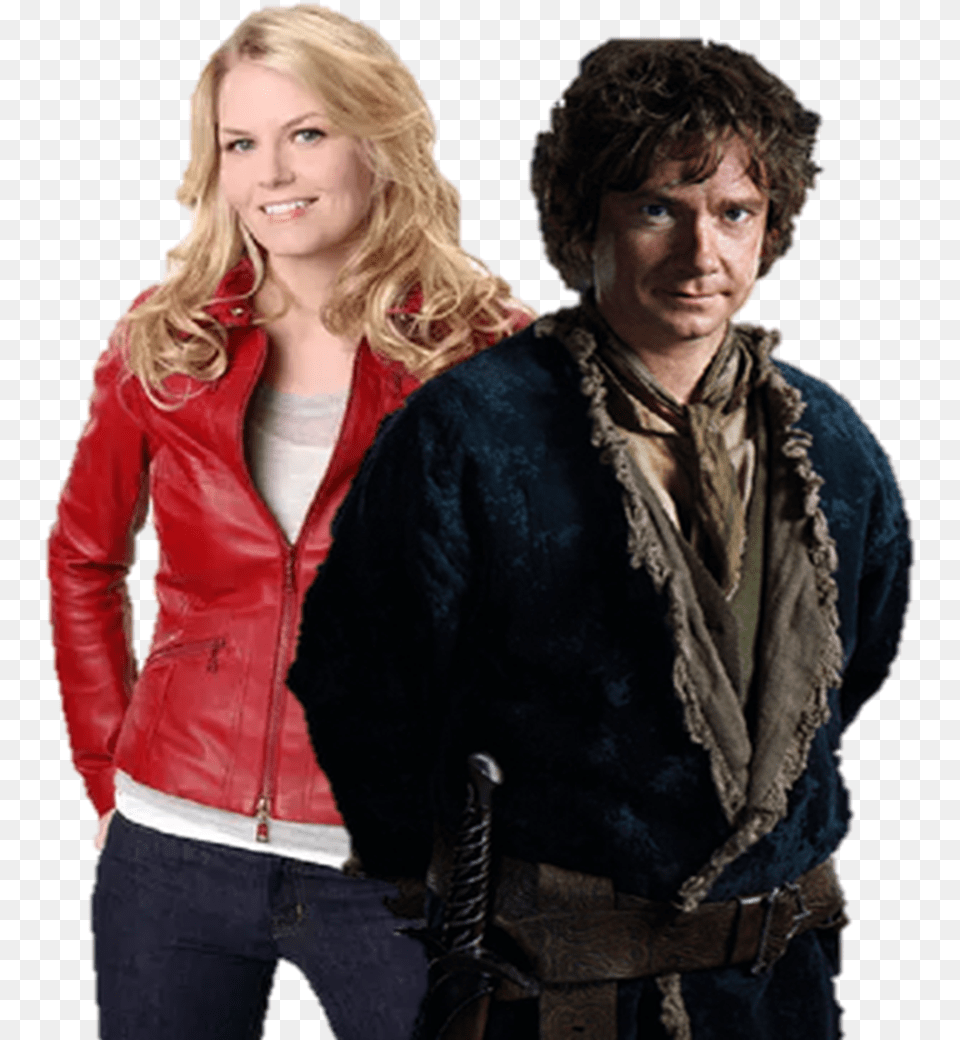 Hobbit Xover Wiki Emma Swan Once Upon A Time, Jacket, Clothing, Coat, Person Free Png Download