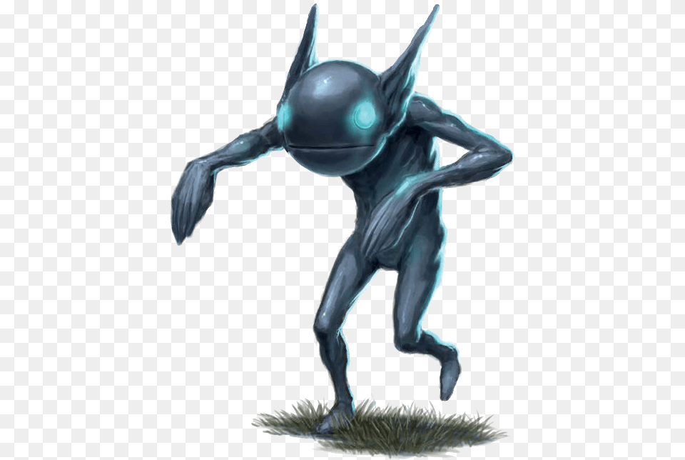 Hobkins Gremlin With Gremlin Pathfinder, Alien, Art, Baby, Person Png Image