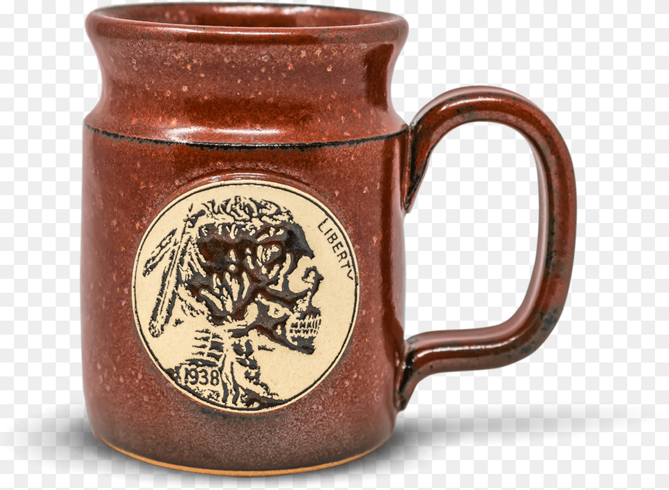 Hobo Nickel Stoneware Stein Hobo Nickel, Cup, Pottery, Beverage, Coffee Free Png