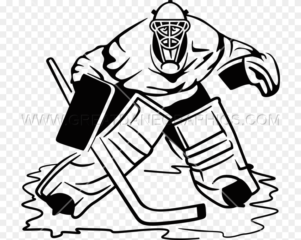 Hockey Goalieu Production Ready Artwork For T Shirt Printing, Adult, Male, Man, Person Free Png