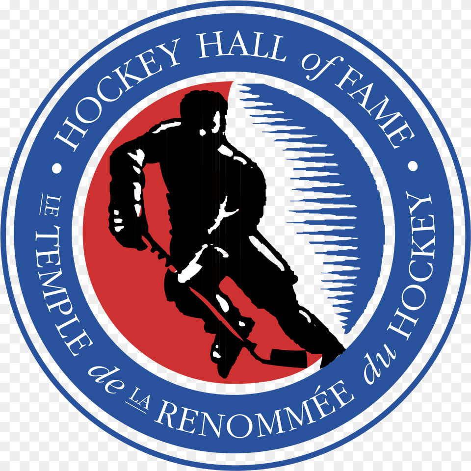 Hockey Hall Of Fame Logo Transparent Hockey Hall Of Fame Toronto Logo, Emblem, Person, Symbol Png