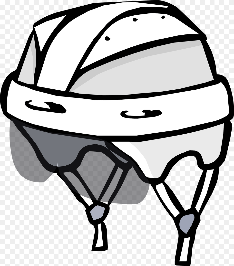 Hockey Helmet Club Penguin Rewritten Wiki Fandom Powered, Clothing, Crash Helmet, Hardhat, Stencil Png