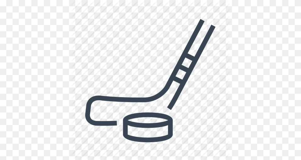 Hockey Ice Puck Sport Stick Icon, Grass, Plant, Lawn, Device Free Transparent Png
