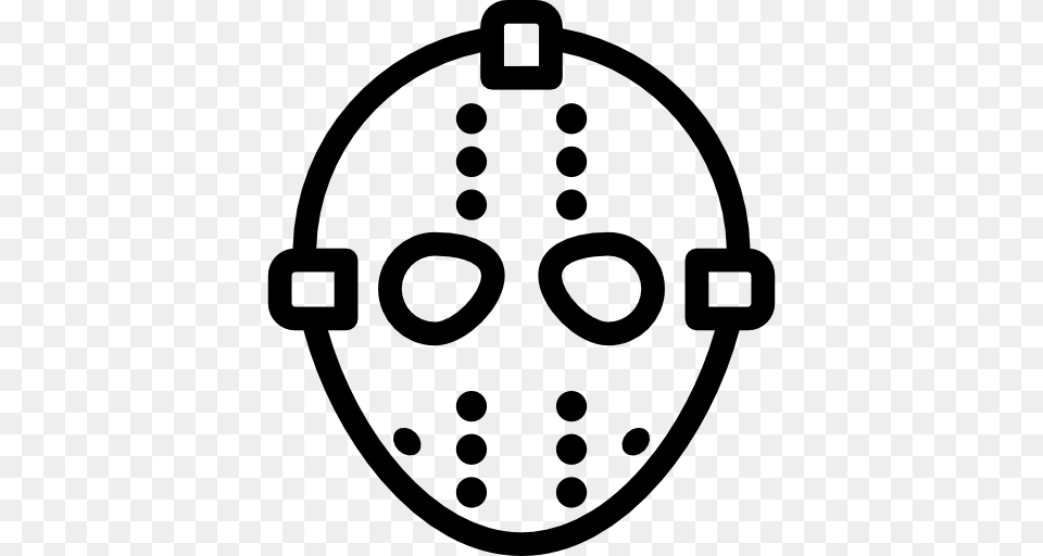 Hockey Mask, Stencil Free Png Download