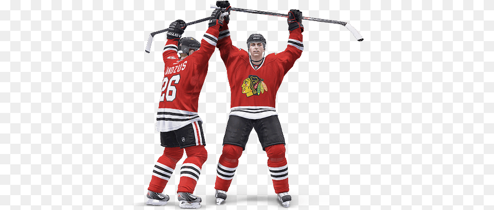 Hockey Player Celebration, Clothing, People, Person, Shirt Free Transparent Png