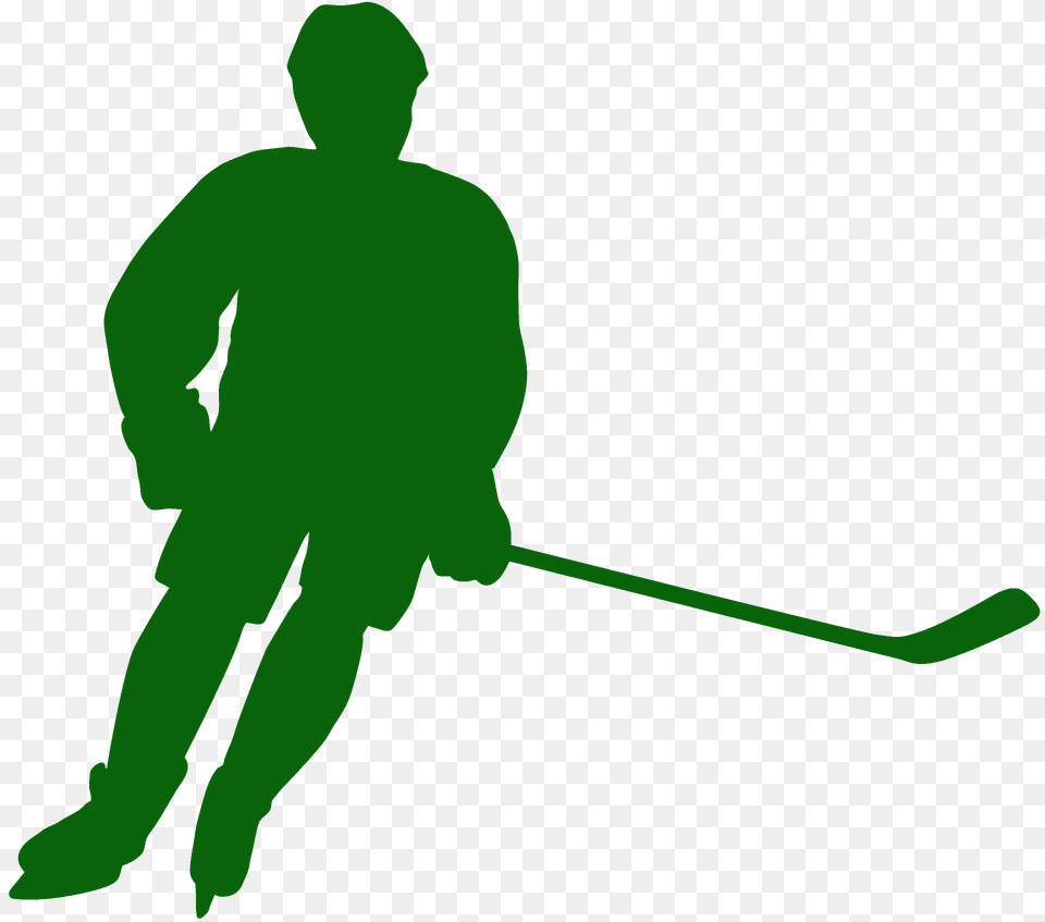 Hockey Player Silhouette, Person Free Png