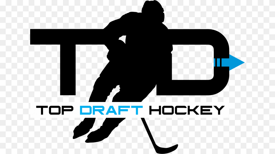 Hockey Player Silhouette Top Draft Hockey, Logo, Adult, Male, Man Free Png