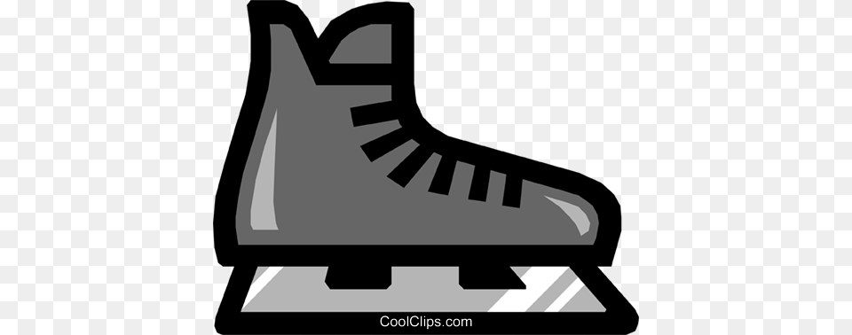 Hockey Skates Royalty Vector Clip Art Illustration, Boot, Clothing, Footwear Free Png Download