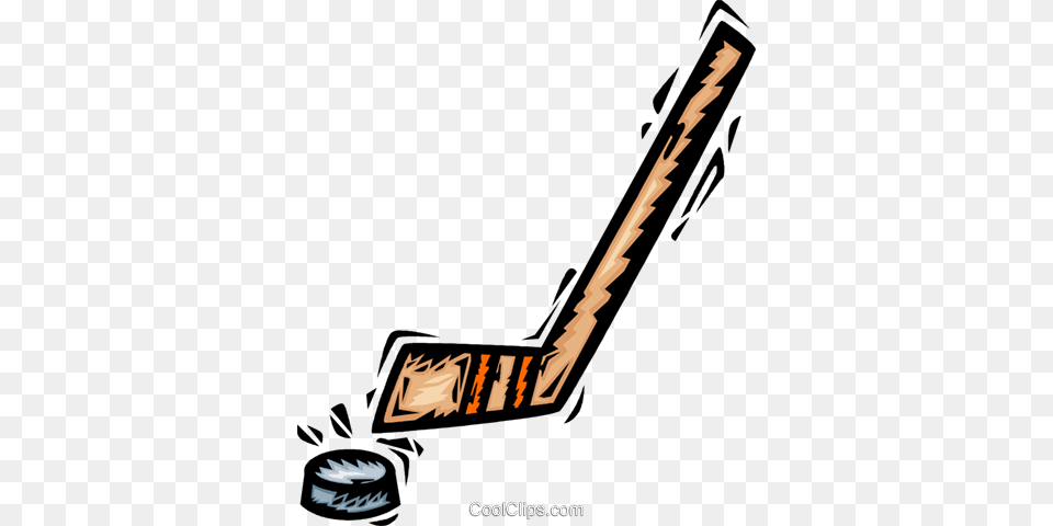 Hockey Stick And Puck Royalty Vector Clip Art Illustration, Smoke Pipe Free Png