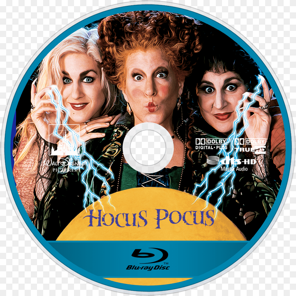 Hocus Pocus Bluray Disc Image Witches From Hocus Pocus, Disk, Dvd, Adult, Female Free Png Download