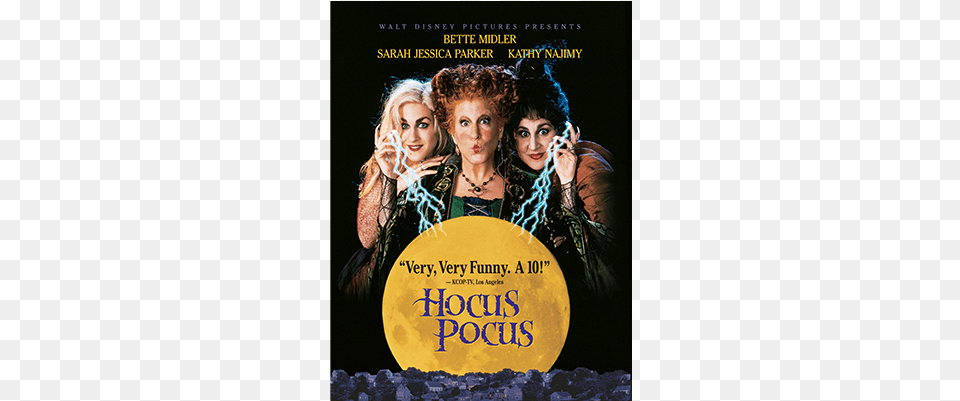Hocus Pocus Disney Hocus Pocus Dvd, Adult, Advertisement, Book, Female Free Png Download