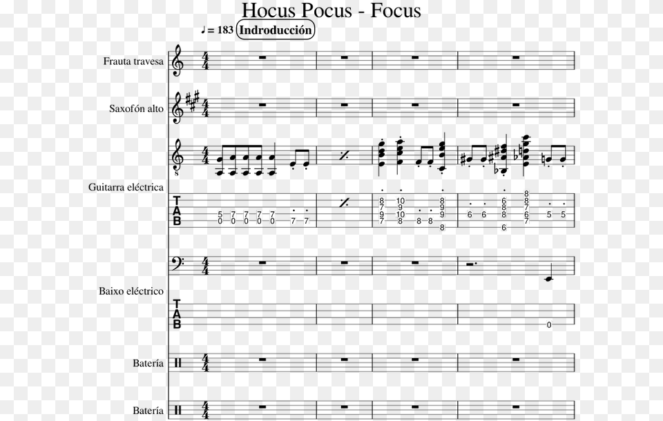 Hocus Pocus Focus Sheet Music, Clock, Digital Clock, Text Png Image