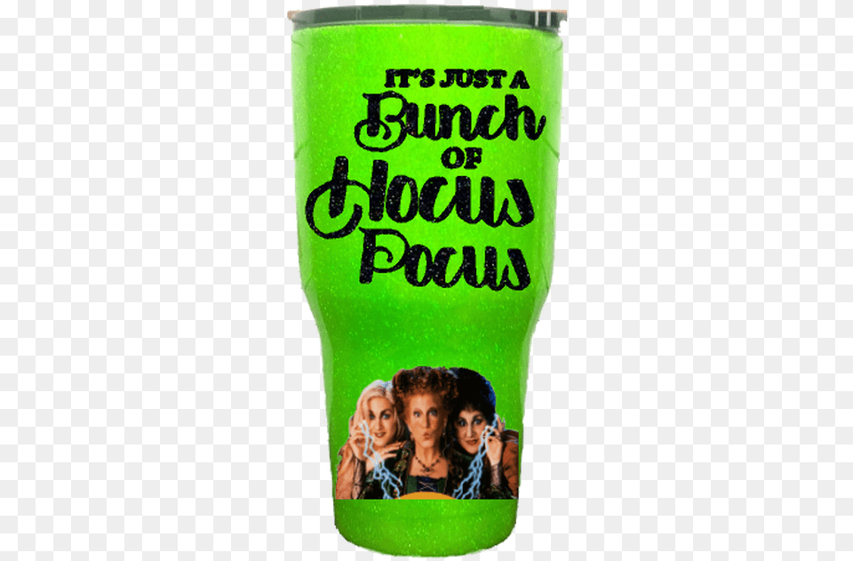 Hocus Pocus Tumbler Hocus Pocus, Glass, Alcohol, Beer, Beverage Png Image