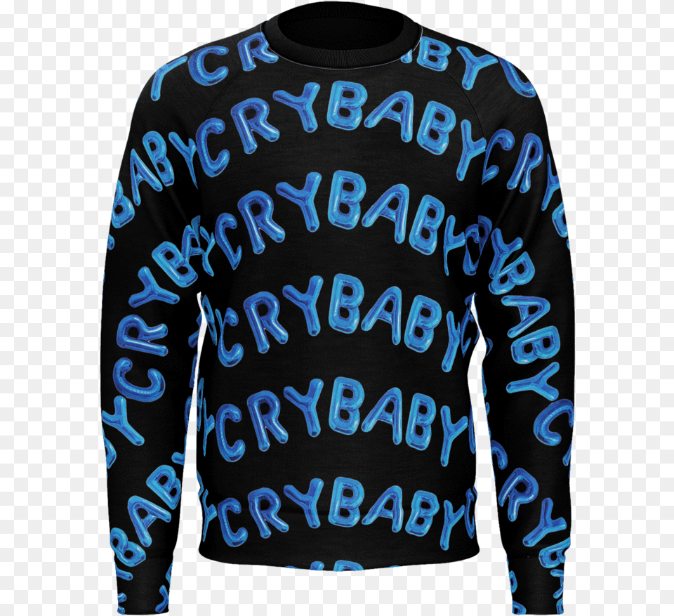 Hoddies Cry Baby Long Sleeved T Shirt, Clothing, Long Sleeve, Sleeve, T-shirt Png