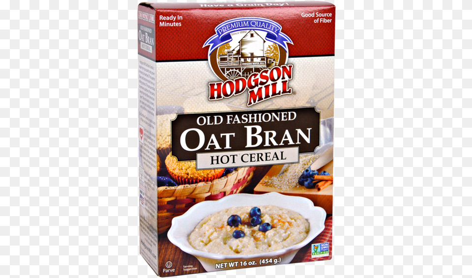 Hodgson Mill Oat Bran Hot Cereal 16 Oz, Breakfast, Food, Oatmeal, Berry Free Png Download