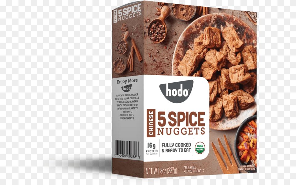 Hodo 5 Spice 3d Front Five Spice Tofu Nuggets, Advertisement, Food, Business Card, Paper Free Png Download