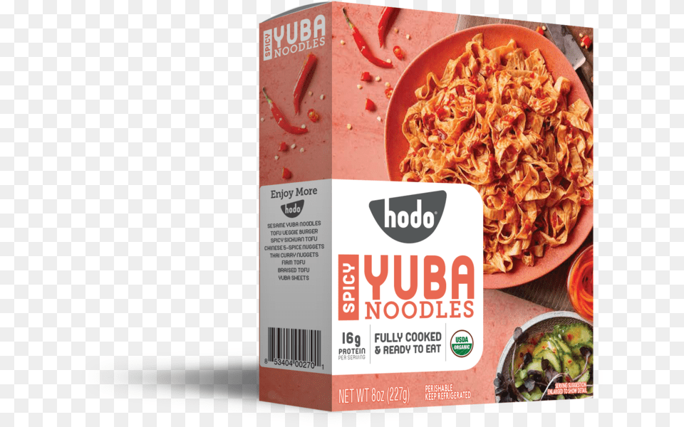 Hodo Spicy Yuba 3d Front Tofu Skin, Advertisement, Food, Pasta, Noodle Free Png