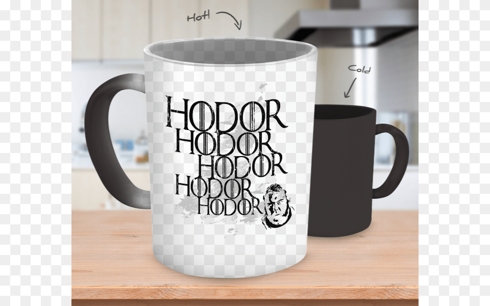 Hodor Color Changing Mugs Amp Coffee Cups Color Changing Coffee Mug Christian Gifts, Cup, Beverage, Coffee Cup Png