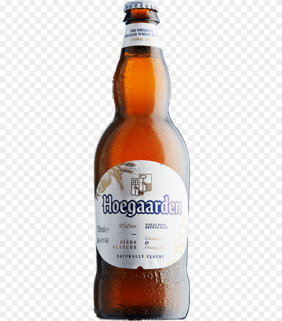 Hoegaarden 750ml 1 Hoegaarden Beer, Alcohol, Beer Bottle, Beverage, Bottle Free Png Download