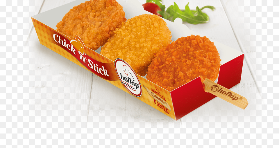 Hofkip 3 Pollo Stick Food, Fried Chicken, Nuggets, Box, Fritters Free Png