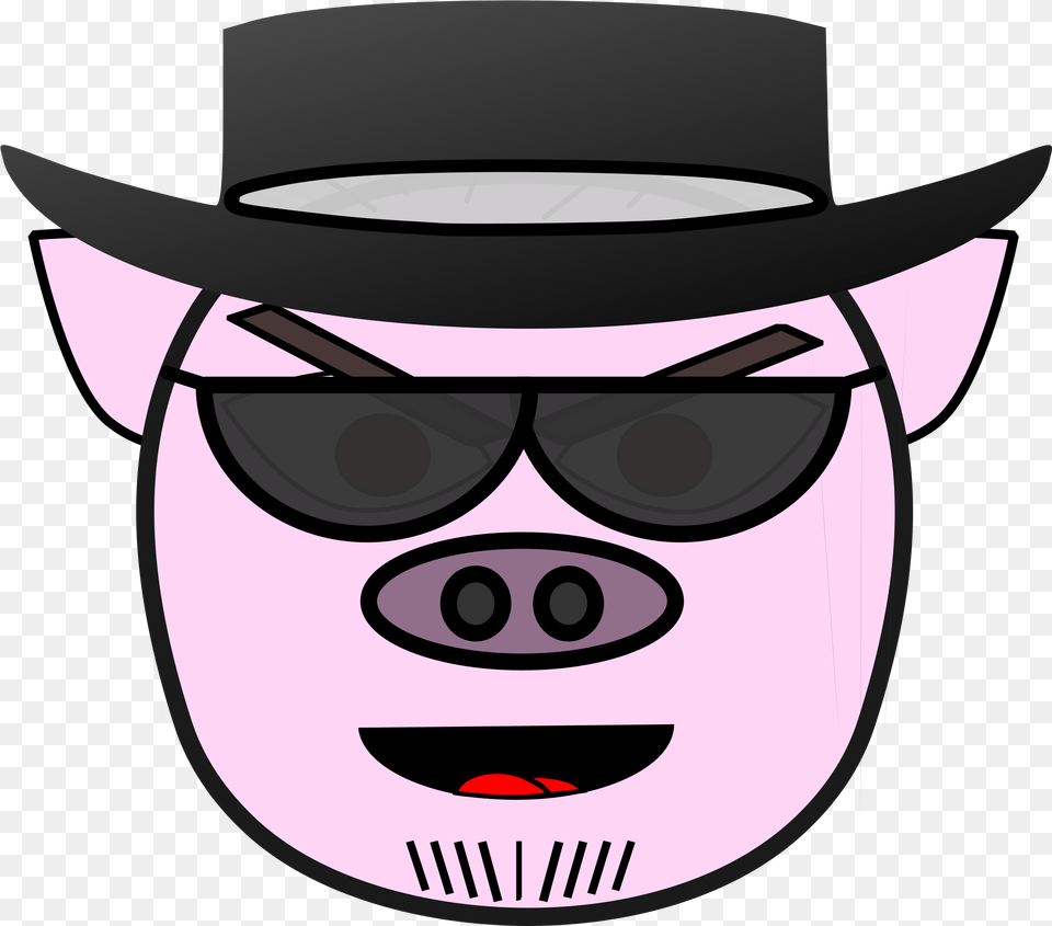 Hog Clipart Evil Angry Evil Peppa Pig, Clothing, Hat, Animal, Fish Free Png