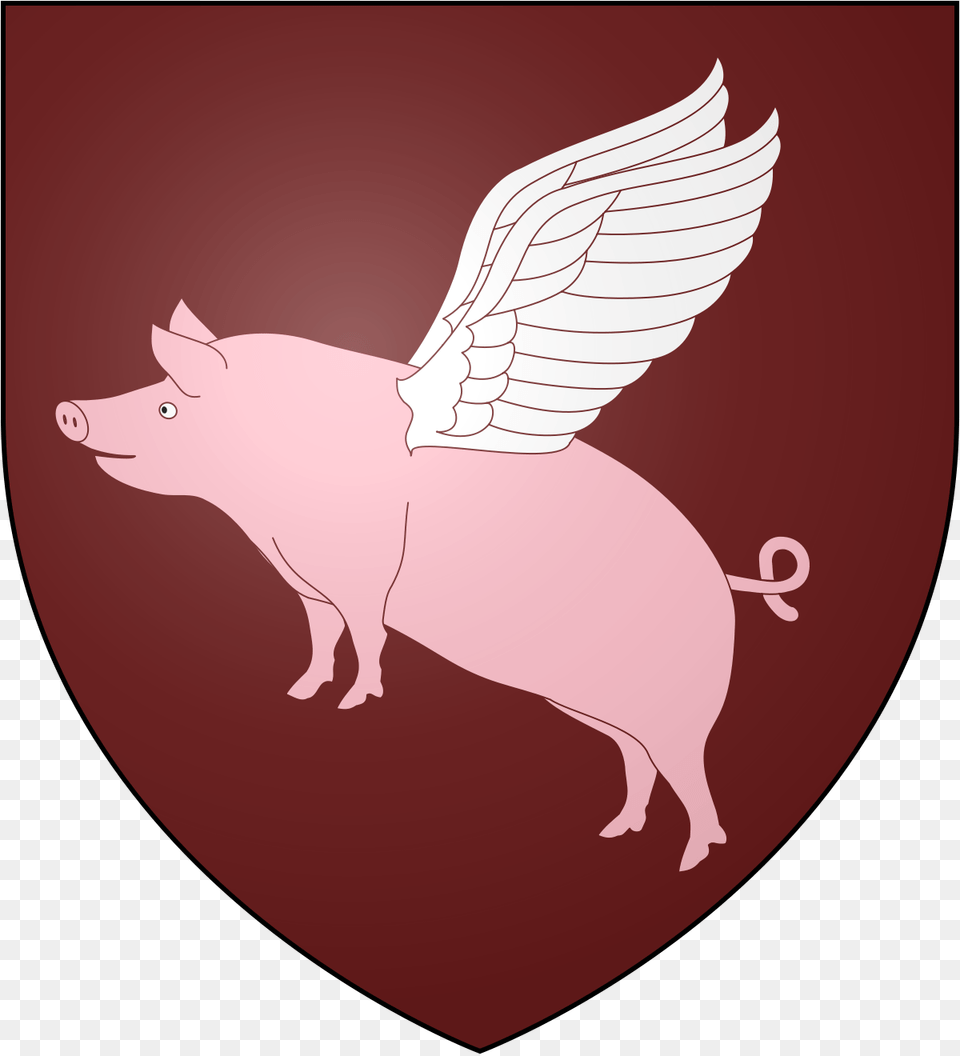 Hog Coat Of Arms, Animal, Mammal, Pig, Boar Free Png