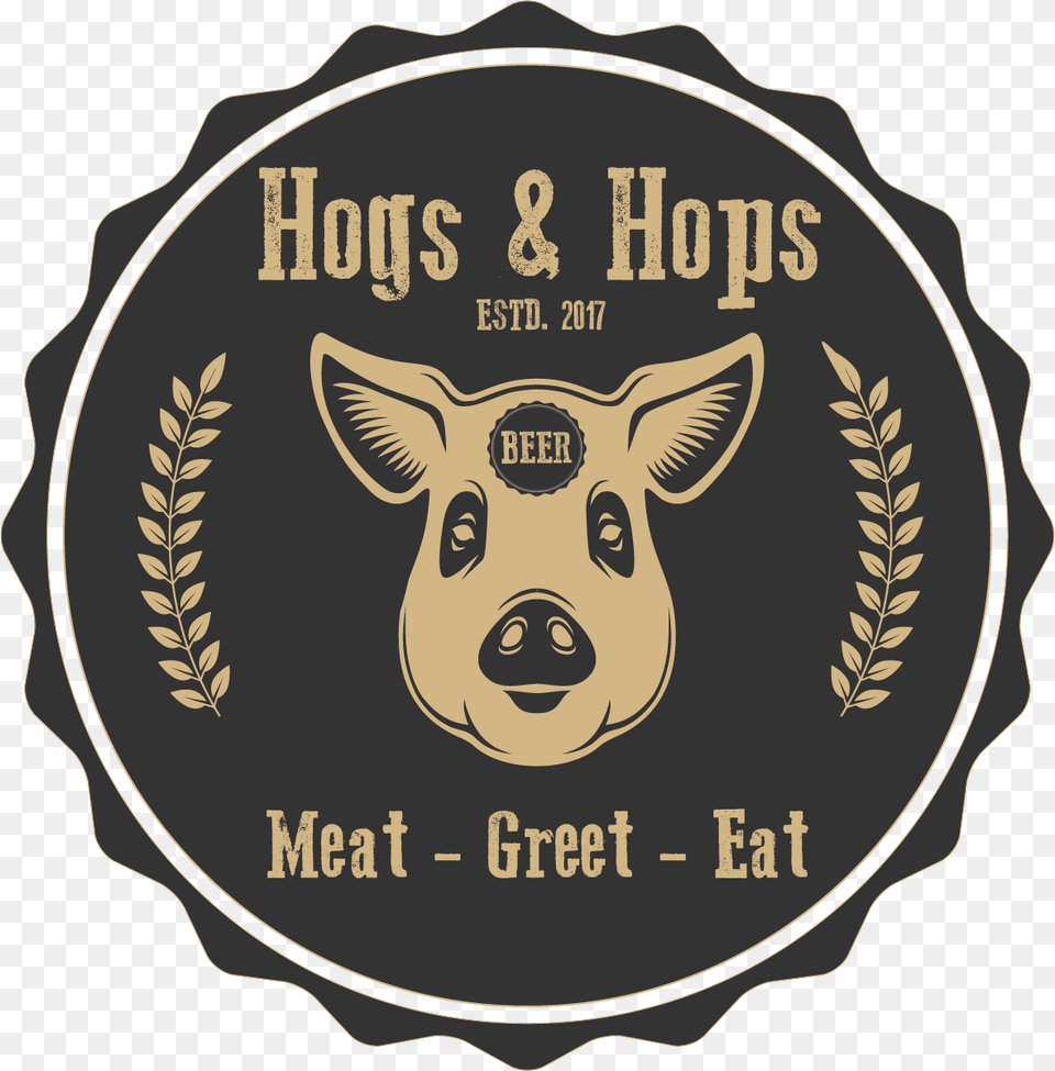 Hogs And Hops Daventry, Logo, Symbol, Badge, Mammal Free Png