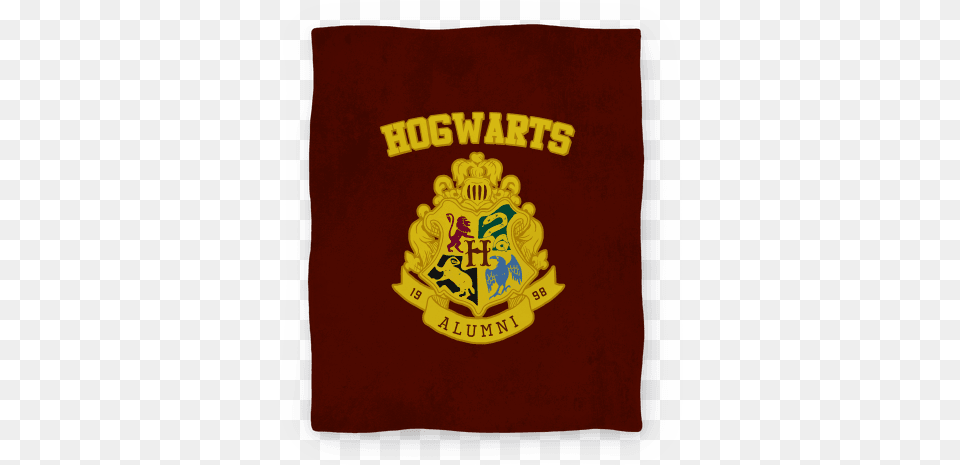 Hogwarts Alumni Crest Blanket Blanket Hogwarts Honor Student Harry Potter Car Or Truck Window, Badge, Logo, Symbol, Emblem Free Transparent Png