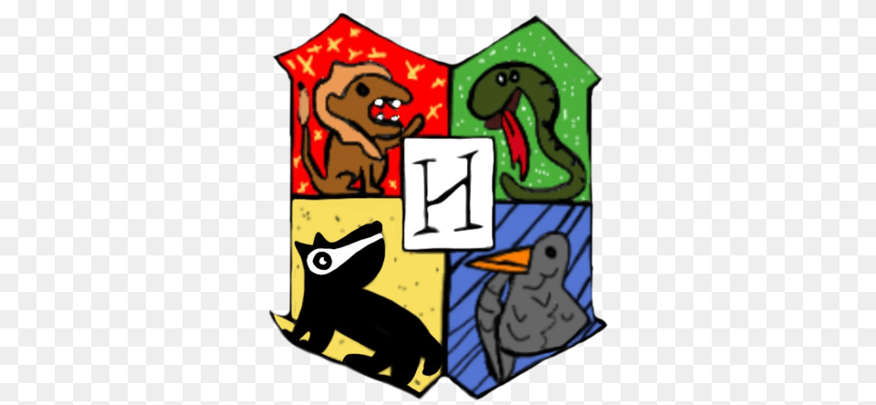 Hogwarts Crest, Animal, Beak, Bird, Cat Png Image