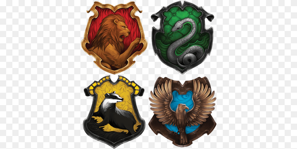 Hogwarts Crests Harry Potter House Crests Pottermore, Armor, Animal, Bird Free Png Download