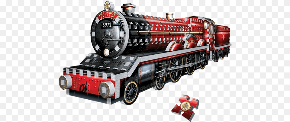 Hogwarts Express 3d Puzzle, Locomotive, Railway, Train, Transportation Png Image