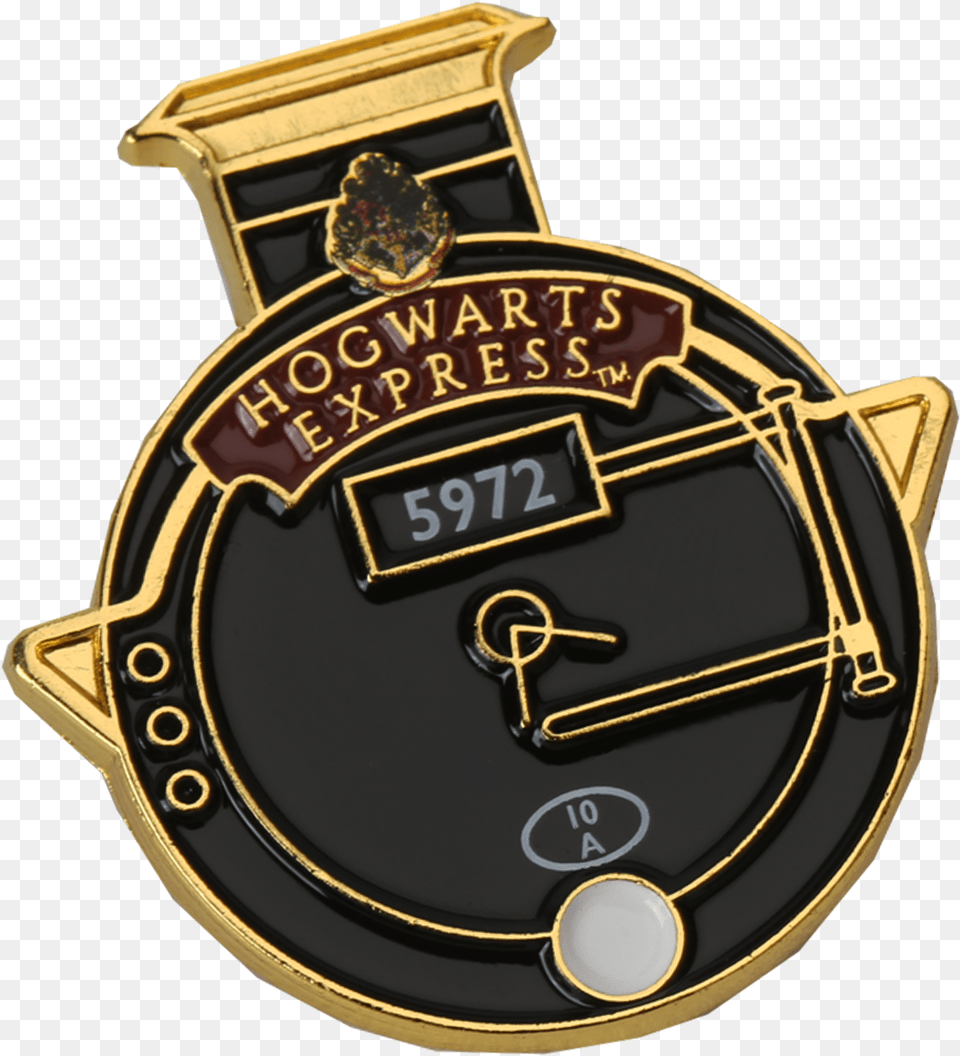 Hogwarts Express Pin Badge Scaled Front Of Hogwarts Express, Logo, Symbol, Accessories, Jewelry Free Transparent Png