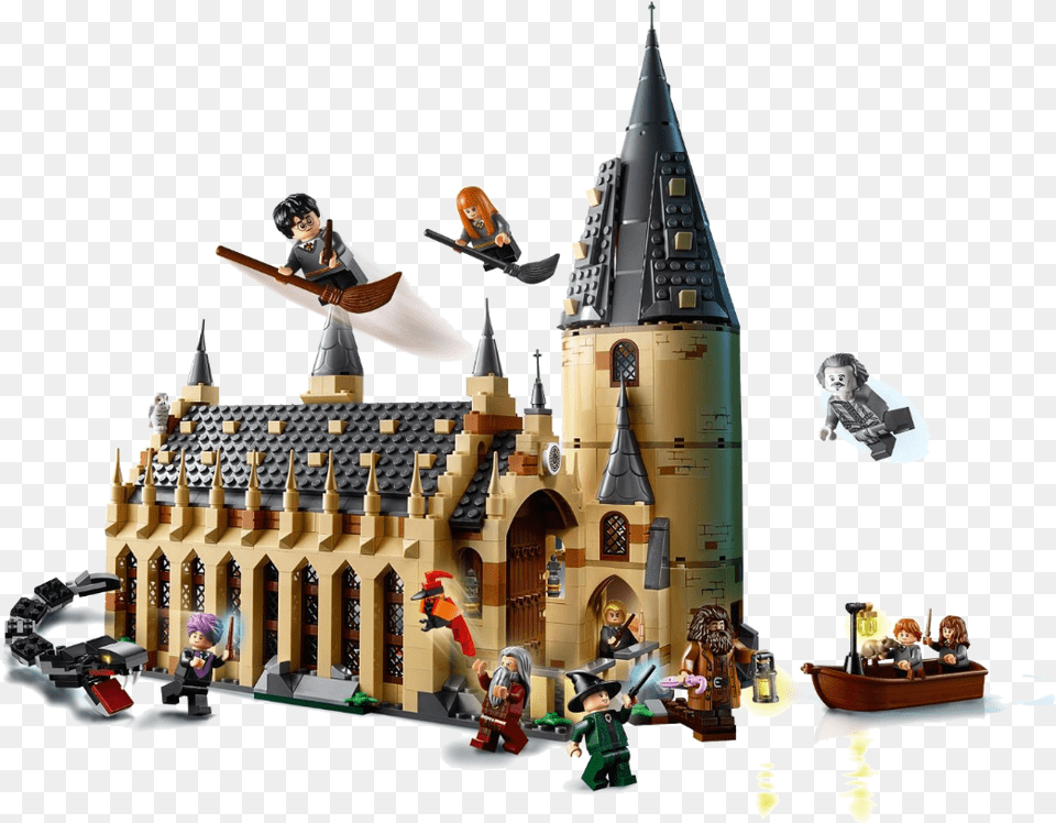 Hogwarts Great Hall Lego Harry Potter, Baby, Person, Toy, Adult Free Png Download