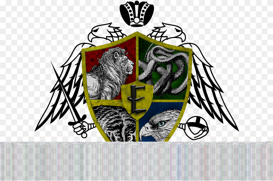 Hogwarts Inspired Sportsfest Logo Orthodox Double Headed Eagle Tattoo, Armor, Animal, Mammal, Tiger Free Png
