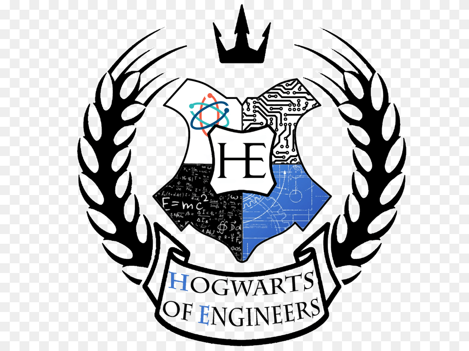 Hogwarts Of Engineers, Emblem, Symbol, Logo, Animal Png Image