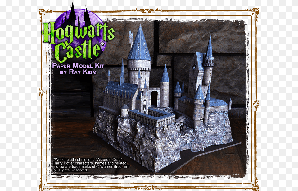 Hogwarts Paper Model Kit, Architecture, Building, Spire, Tower Free Transparent Png