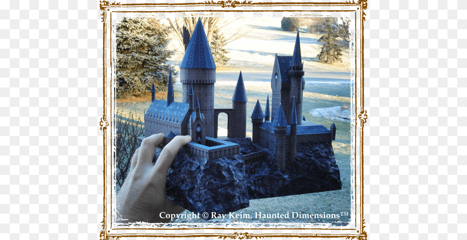 Hogwarts Paper Model Kit By Ray Keim Hogwarts Model Kit, Architecture, Spire, Tower, Building Png Image