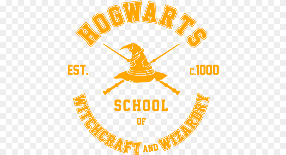 Hogwarts School Of Witchcraft And Wizardry, Logo, People, Person, Animal Png Image